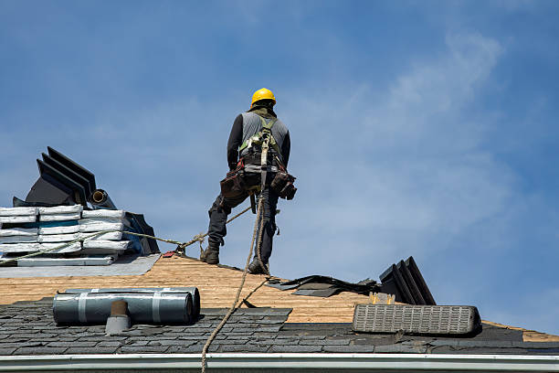 Professional Roof Replacement technician working in New Cambria, KS